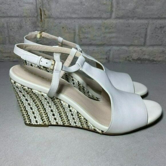 NIB MSRP $170 Cole Haan Maddie Open Toe Wedge Women's Size 10 - Picture 3 of 13